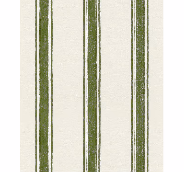 Toile fenêtre moderne lignes verticales vert mousse - TenStickers