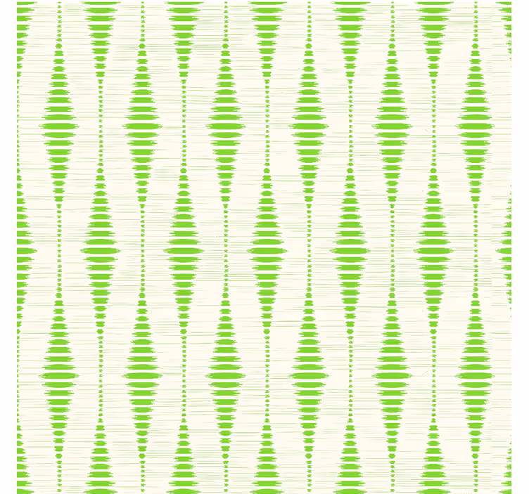 Toile fenêtre moderne ikat vert rabaul - TenStickers