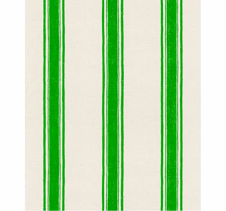 Toile fenêtre moderne lignes verticales vertes - TenStickers