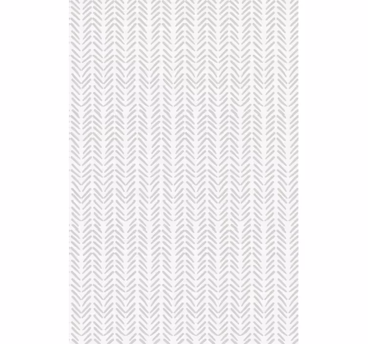 Toile fenêtre moderne lignes abstraites grises zigzag - TenStickers