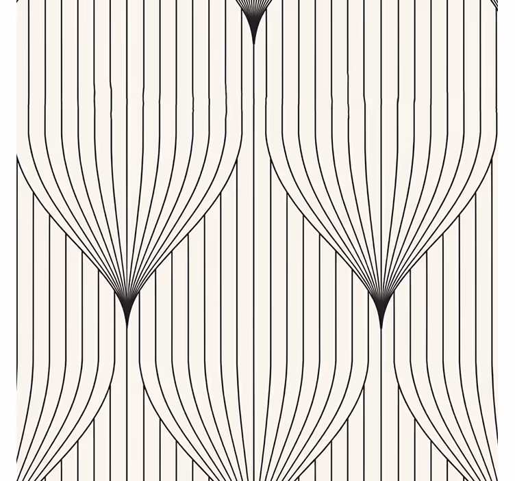 Toile fenêtre moderne déco plume symétrique - TenStickers