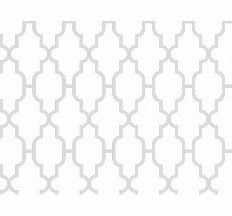 Toile fenêtre moderne géométrique grise - TenStickers