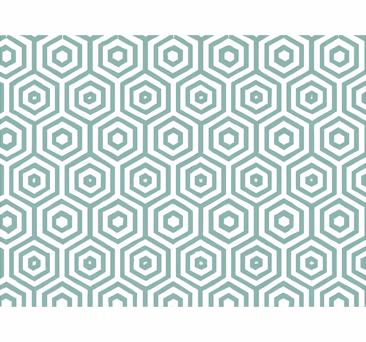 Toile fenêtre moderne géométrique abstraite - TenStickers