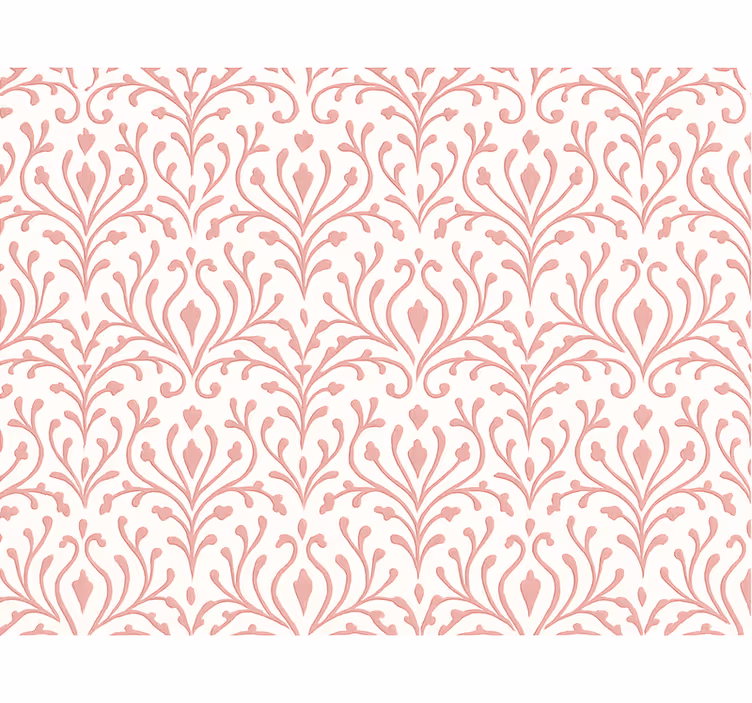 Toile fenêtre moderne motif rose élégant et minimaliste - TenStickers