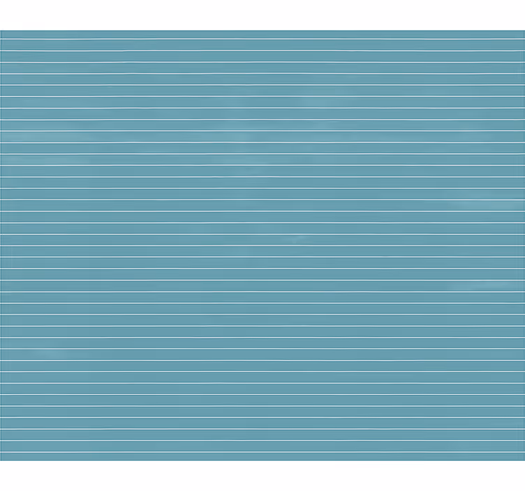 Toile fenêtre bleu design à rayures horizontales - TenStickers
