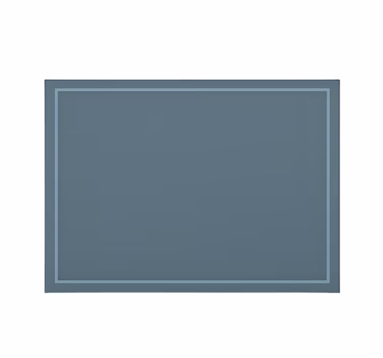 Toile fenêtre bleu design à bordure simple - TenStickers