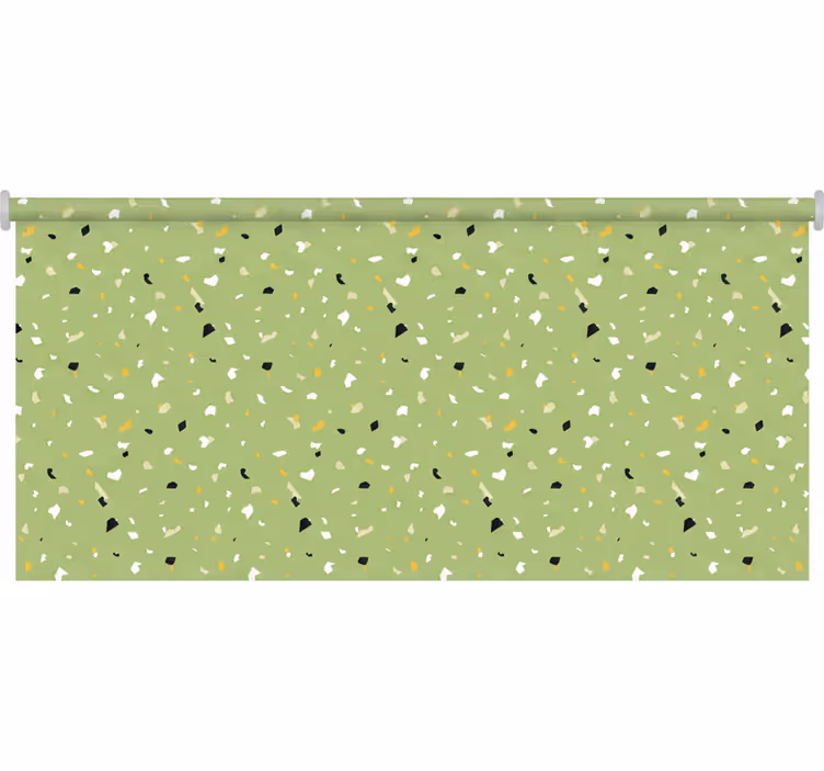 Toile fenêtre vert terrazzo vert - TenStickers