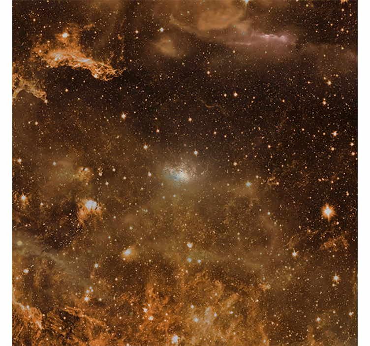 Toile fenêtre salon nuages mystérieux espace cosmos - TenStickers