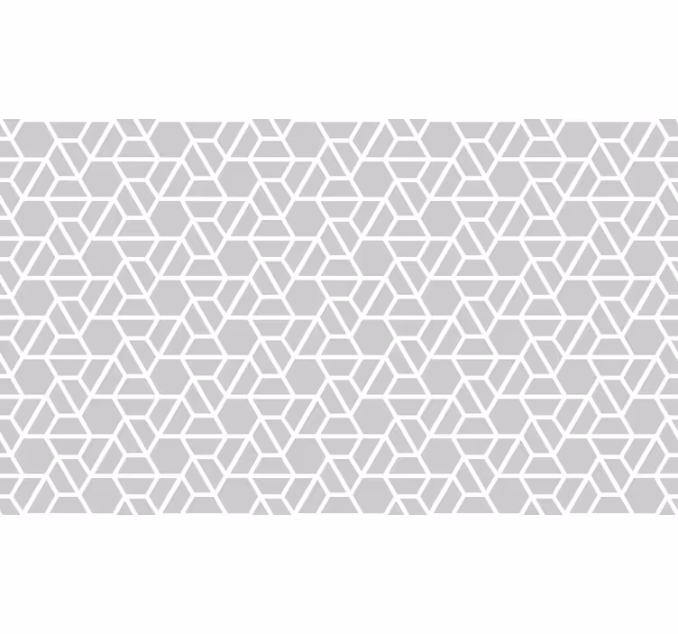 Toile fenêtre gris motif moderne gris - TenStickers