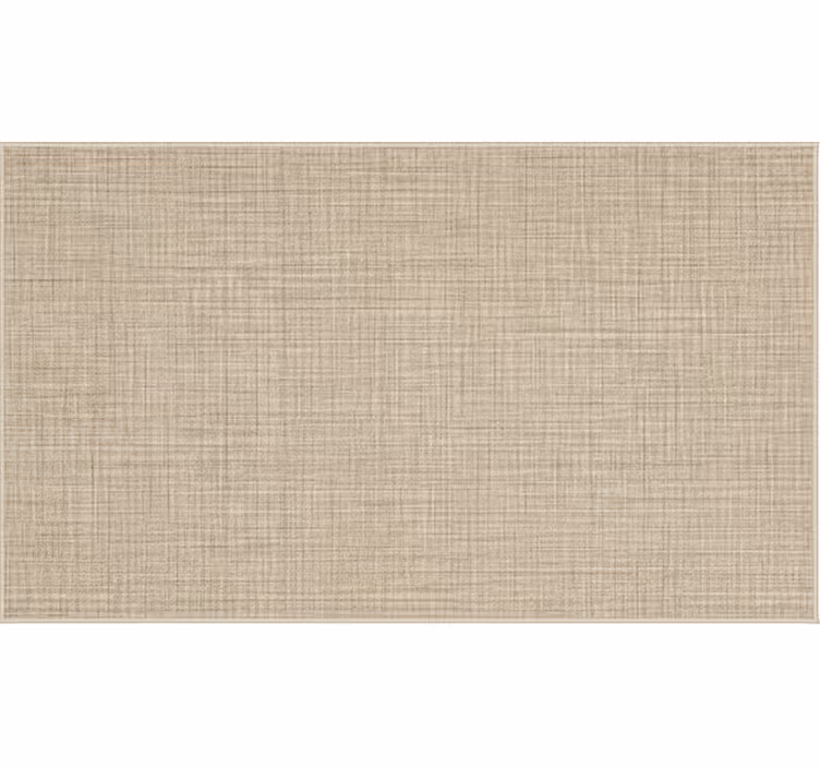 Toile fenêtre beige effet tissu beige - TenStickers