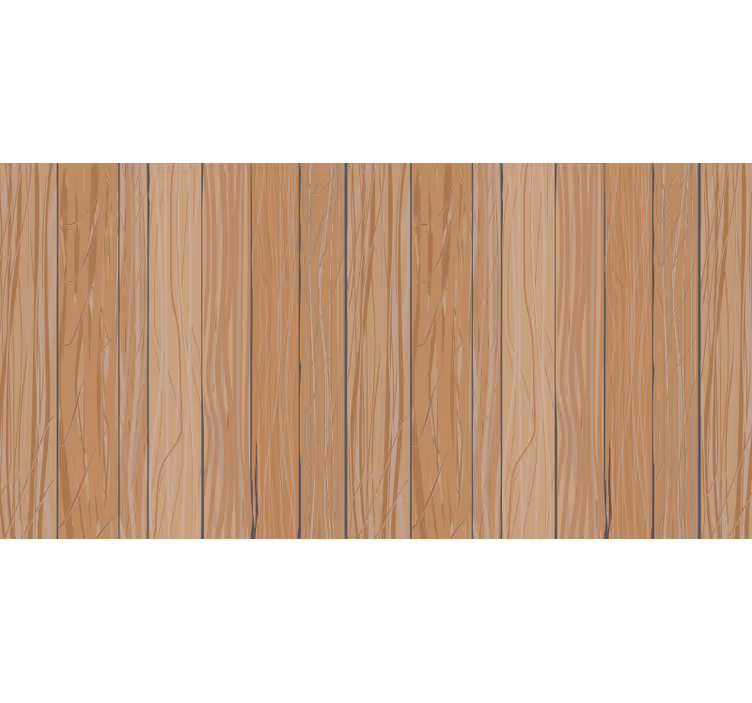 Toile fenêtre beige sur sol en bois clair - TenStickers