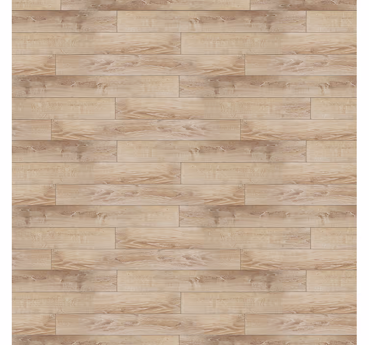 Toile fenêtre beige effet parquet beige - TenStickers