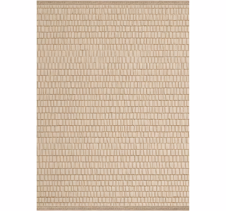 Toile fenêtre beige texture en rotin tissé - TenStickers
