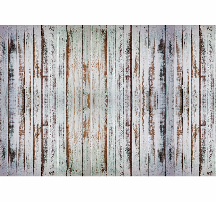 Toile fenêtre chambre bois dénudé - TenStickers