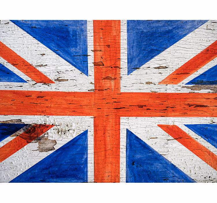 Toile fenêtre chambre style urbain drapeau uk - TenStickers