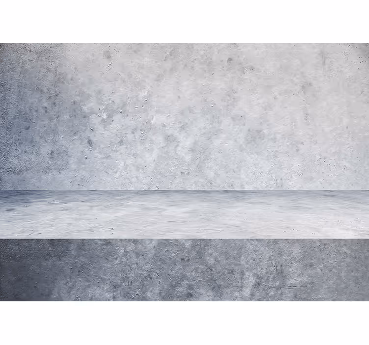 Toile fenêtre gris effet béton 02 - TenStickers