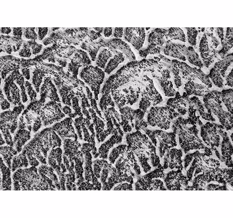 Toile fenêtre gris béton noir 3d irrégulier - TenStickers