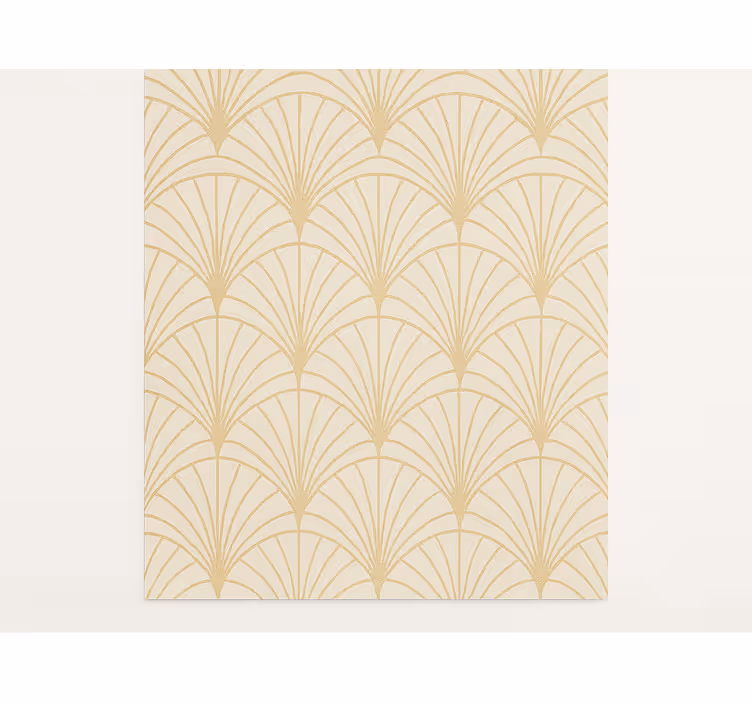 Toile fenêtre vintage style art déco années 1920 - TenStickers