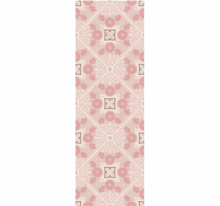 Toile fenêtre vintage motif pastel vintage - TenStickers