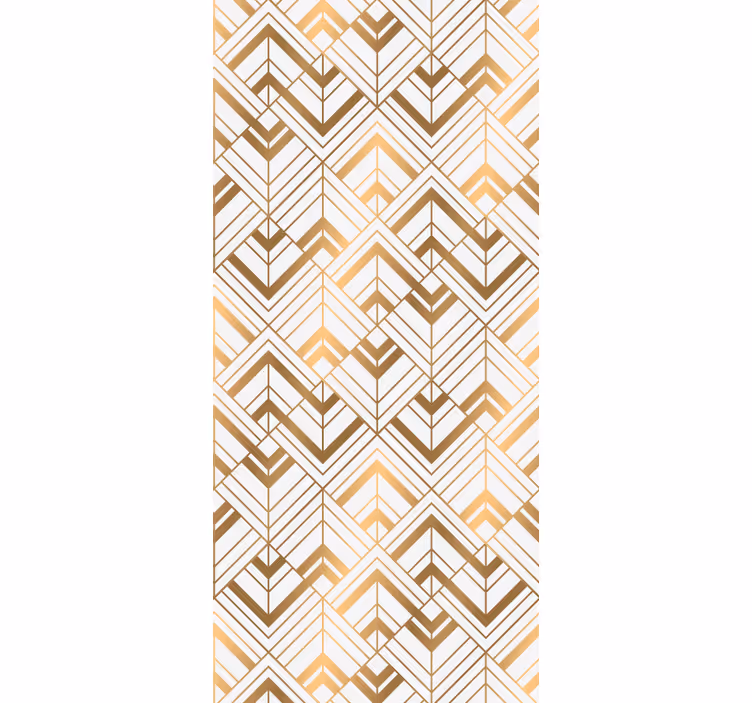 Toile fenêtre vintage motif décoratif en losanges - TenStickers