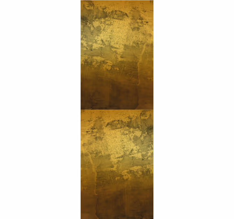 Toile fenêtre vintage motif doré rétro enchevêtré - TenStickers