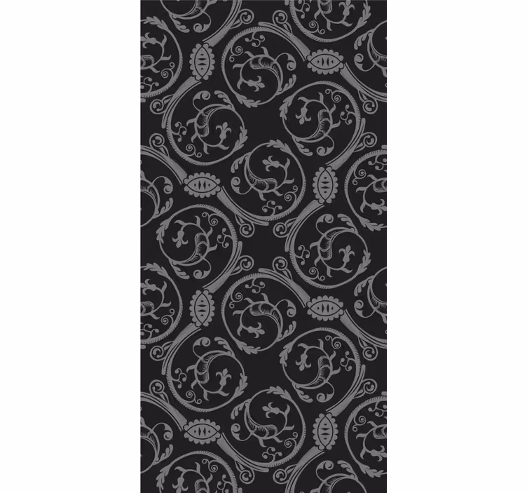 Toile fenêtre vintage motifs gothiques - TenStickers