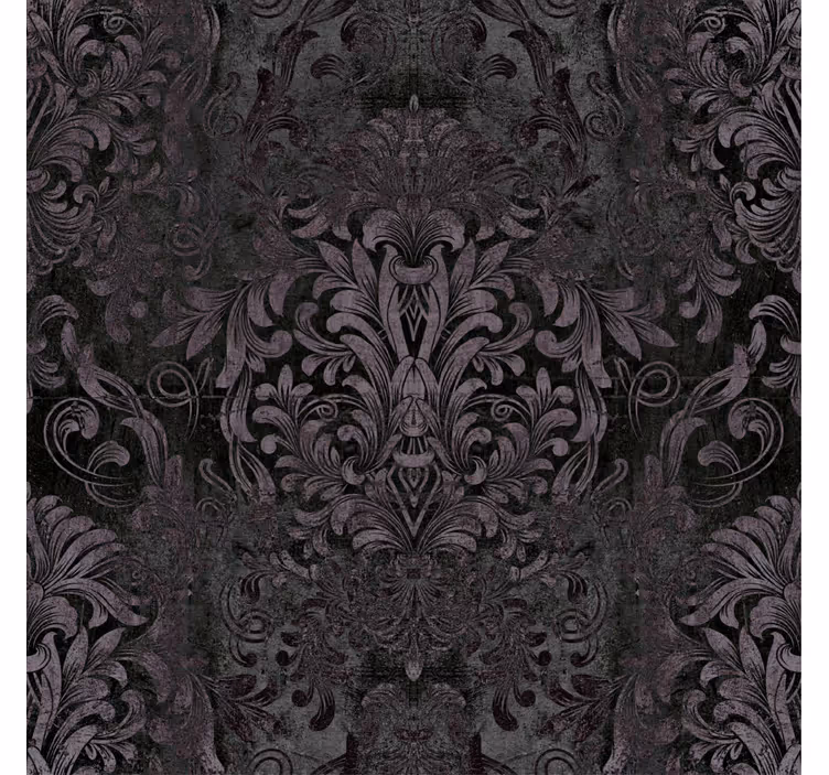 Toile fenêtre vintage nuances sombres - TenStickers