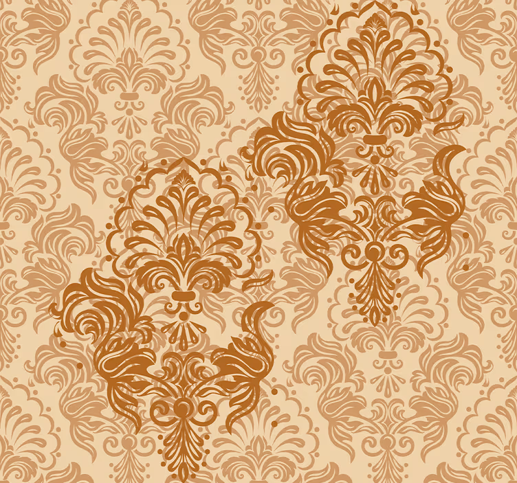 Toile fenêtre vintage motif ancien aux couleurs chaudes - TenStickers