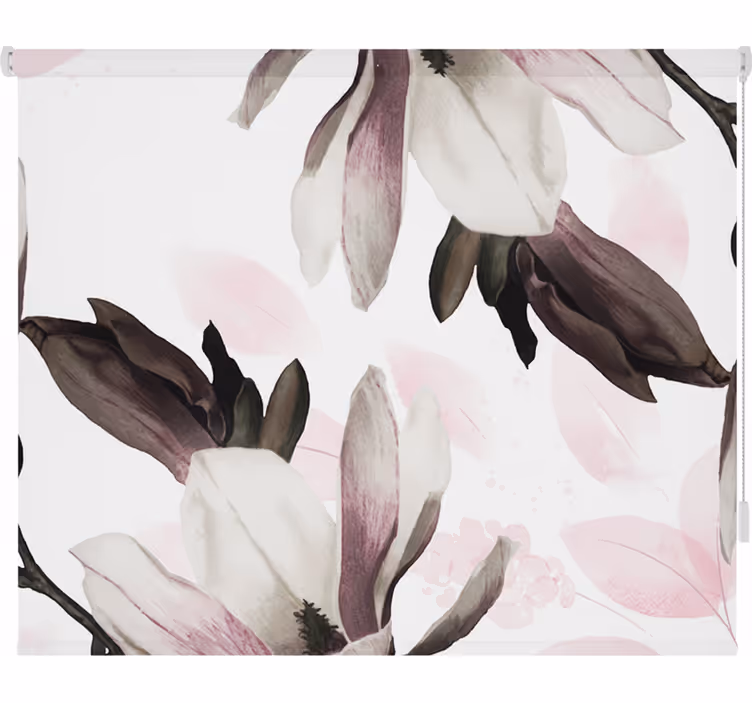 Toile fenêtre salon variation florale glamour - TenStickers