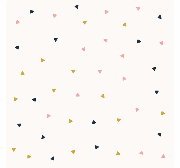 Toile blanche fenêtre triangle minimaliste petit - TenStickers