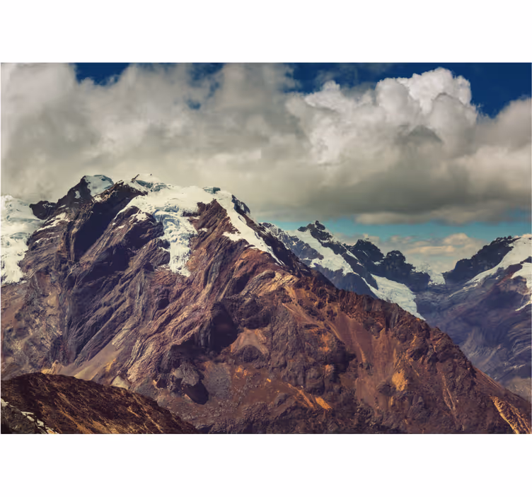Toile fenêtre chambre paysage des andes - TenStickers