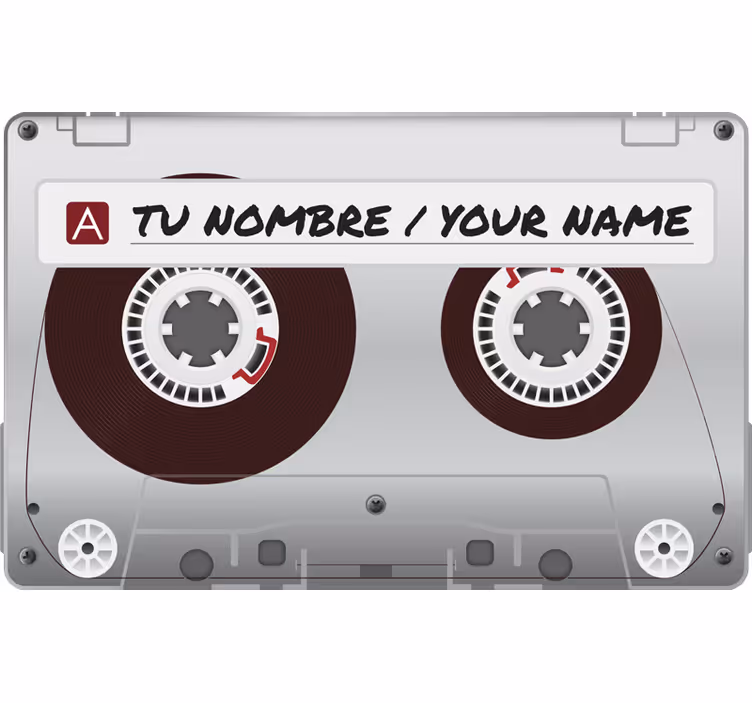 Toile fenêtre gris cassette personnalisée - TenStickers