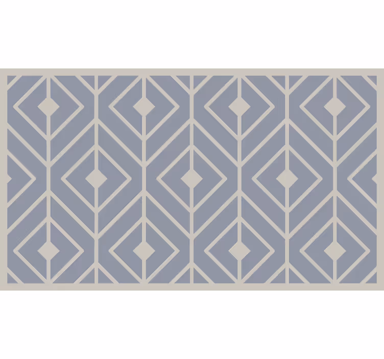 Toile fenêtre gris géométrique moderne - TenStickers