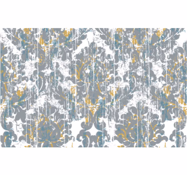 Toile fenêtre gris mains dessinées gris - TenStickers