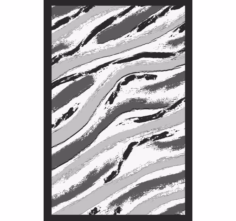 Toile fenêtre gris design ancien blanc cassé - TenStickers
