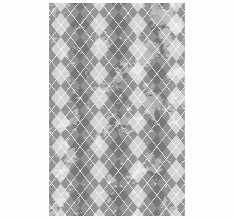 Toile fenêtre gris vieux gris foncé à lignes blanches - TenStickers