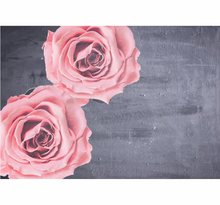 Toile fenêtre chambre design floral féminin élégant - TenStickers