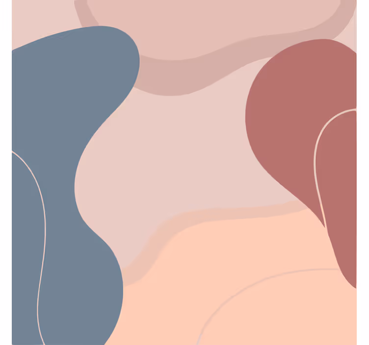 Toile fenêtre salon couleurs douces d'art mural - TenStickers