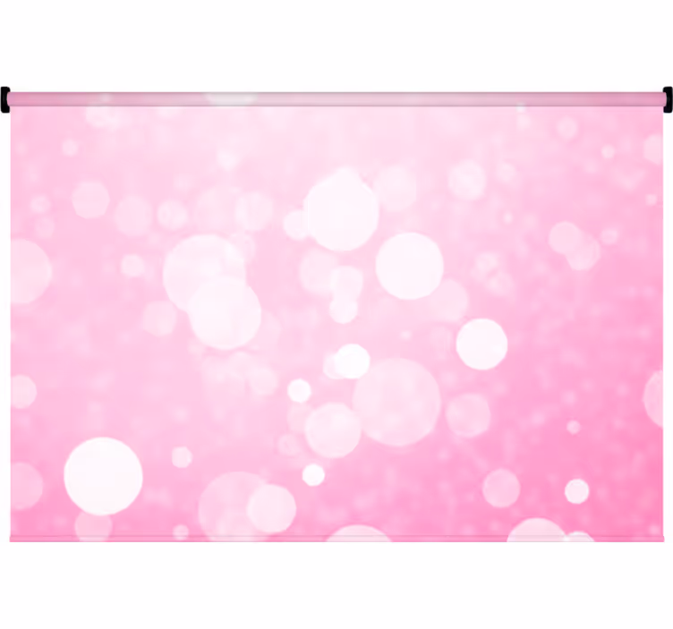 Toile fenêtre chambre lumières bokeh roses - TenStickers