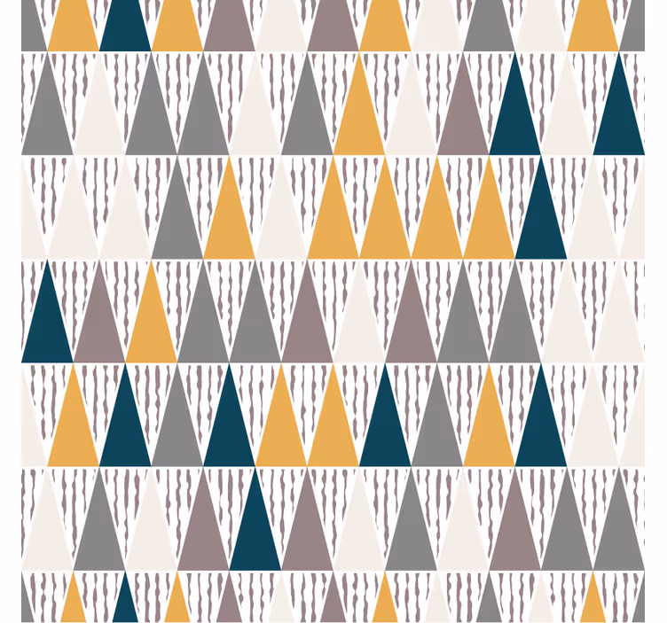 Toile fenêtre chambre motif nordique rayé - TenStickers