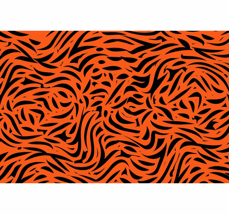 Toile fenêtre chambre tigre - TenStickers