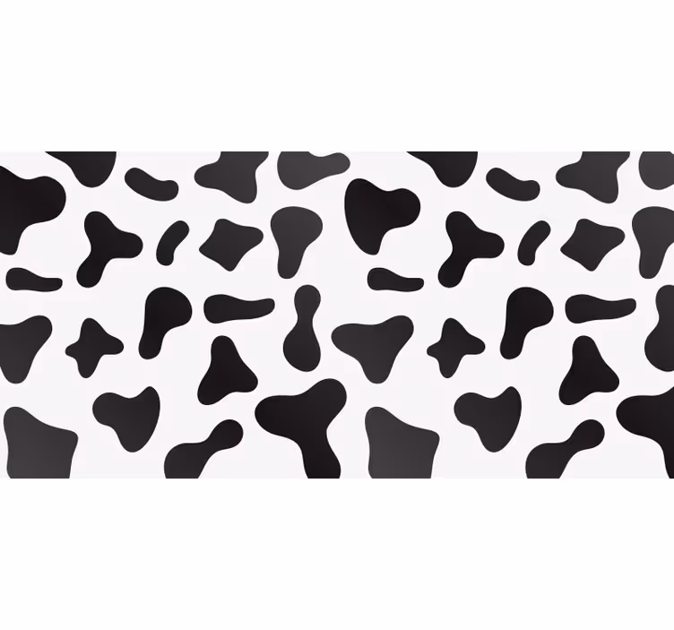 Toile fenêtre chambre motif vache - TenStickers