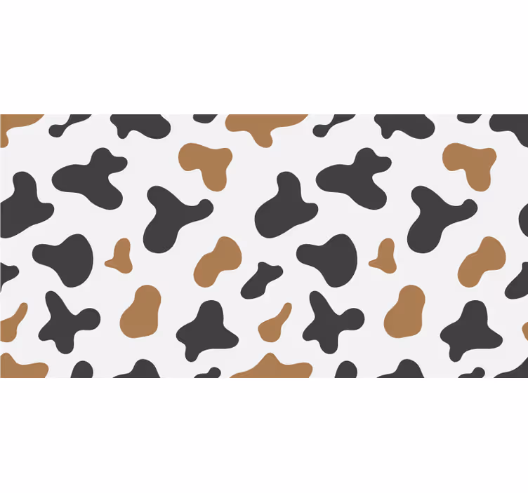 Toile fenêtre chambre taches de vache - TenStickers