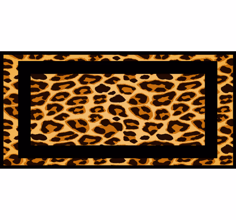 Toile fenêtre chambre tigre orange classique - TenStickers