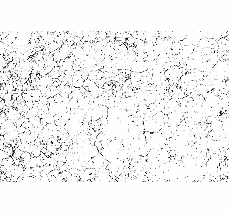 Toile fenêtre chambre béton blanc fissuré - TenStickers