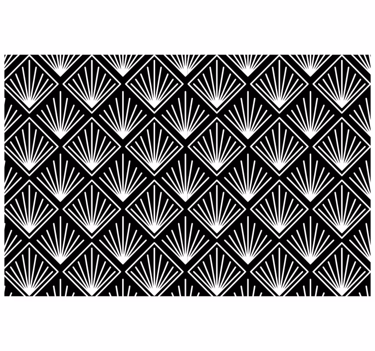 Toile fenêtre chambre noir et blanc - TenStickers