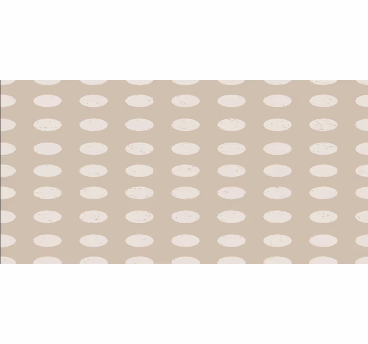 Toile fenêtre chambre motif cercle blanc géométrique - TenStickers