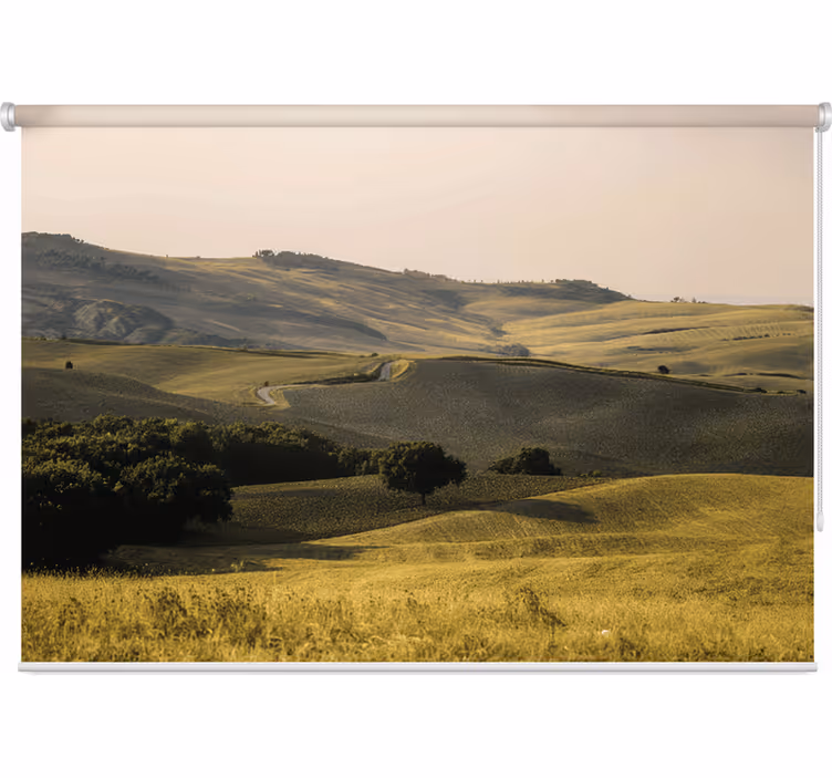 Toile fenêtre chambre paysages magnifiques de toscane - TenStickers