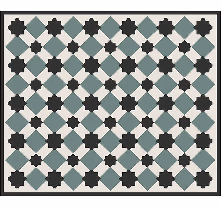 Toile fenêtre salon Étoile vintage - TenStickers