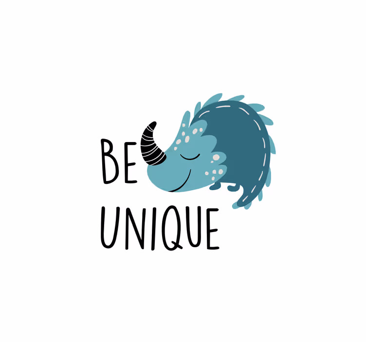 Toile fenêtre chambre enfant dinosaure nordique unique - TenStickers